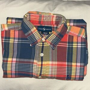 Ralph Lauren Plaid Button Down Shirt